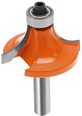 SG Store 8mm Fraise à Arrondir la Tige Outil de Travail du Bois Mèche de Routeur Standard Routeur de Fraise Accessoires pour Meuble Bibliothèque à Cadre Photo Cabinet