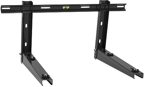 Cherbowing Soporte de pared universal para aire acondicionado exterior 550 mm 9000 – 36000 BTU hasta 160 kg, consola de pared para aire acondicionado split y bomba de calor, resistente y estable