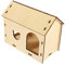 Abaodam Spielzeug Holzhaus Mini Hamsterplattform Hamsterholzversteck Hamsterversteck Holzrattenversteck Hamsterversteck Hamsterhütte Dekorieren Der Wippe Kleine Holzspielzeug