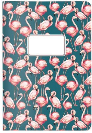 Hefte A5 Pattern Pink Flamingo