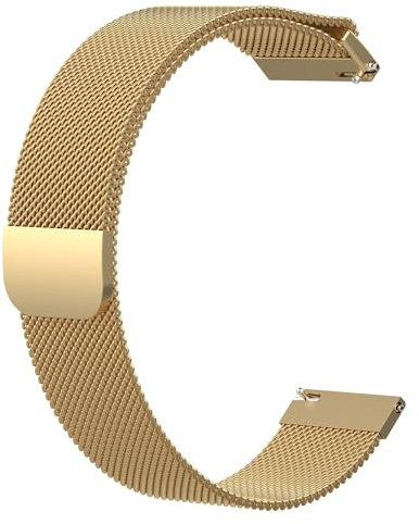 Gift4Me Correa Milanesa con Cierre Magnético Compatible con Reloj Huawei Watch Buds - 46mm - Oro