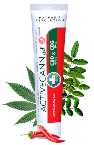 Annabis ACTIVECANN Warming Gel with Natural Hemp Seed Oil | Massage Gel for Muscles, Joint and ligaments | Natural Plant extracts | 75ml