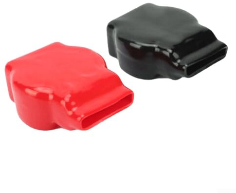 Top Post Cap Universal Batterieklemmenabdeckungen, verschleißfestes PVC-Material, geeignet für Wohnmobile