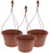 UPKOCH 3stücke Hängender Blumentopf Aus Kunststoff Blumentopf Mit Haken Für Balkon Garten Und Innenbereich Lösung Für Blumen Und Pflanzen Einfach Zu Hängen Und Dekorativ