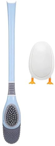 Weppduk Toilettenbürste, niedliche Toilettenbürste, WC-Garnitur für Badezimmer | Ente Form Toilettenbürste, Toilettenbürste, Toilettenbürsten-Set, Toilettenbürste für die Reinigung der Tasse
