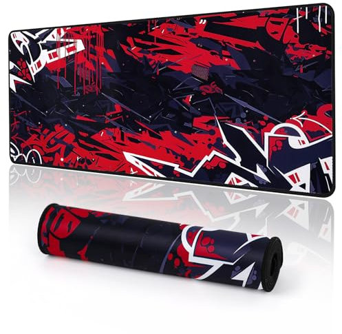 YUWLDD Tapis de Souris XL - 800 x 300 mm - Tapis de Souris de Jeu - sous-Main de Table Grande Taille - Améliore la précision et la Vitesse