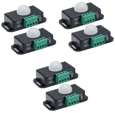 jojofuny 6pezzi Interruttore Rilevamento Per Illuminazione e Timer Dc Per e Corridoi