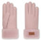 UGG Damen Handschuhe aus Schaffell, mit Drehmanschette, wasserabweisend, Ashen Rose, Small