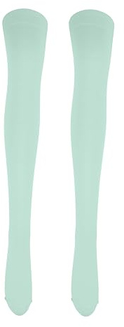 ASD Accessories Ladies Girls Women Over The Knee Plain High Long Socks Comfortable Cotton Rich - UK Size 4-6.5 (Aqua)