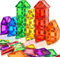 Xekel Magnetic Tiles 40 PCS, Magnetic Building Blocks 3D STEM Sets, Preschool Learning Frozen Toys for 3+ Year Old Boys and Girls, Ideal for Christmas Birthday Gifts