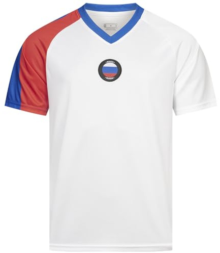 JELEX Retro History Herren Trikot | mit eingesticktem Logo & Kurzarm | Nostalgie-Design für Fußballfans | ideal für Sammler