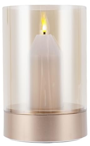 Bewinner Gestenkontrolle Flameless LED -Kerze mit Bewegungssensor, Wiederaufladbares 2400k Warmes Licht, Berührungsloses Dimmen, USB -Night Light für Wohnkultur, Schlafzimmer