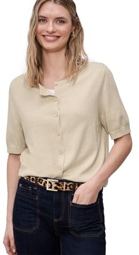 Street One Damen Kurzarm Cardigan mit Rundhals