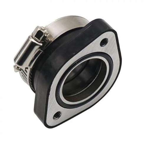 Nishiyuenyi 4 Pezzi Adattatore Carburatore Adattatore Gomma Tubo Aspirazione Raccordo Struttura in Gomma Flessibile E Morsetto Acciaio Adatto per