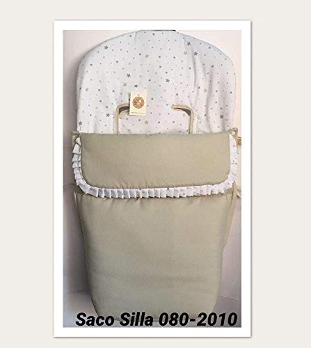 Saco Universal para Silla de Paseo.Serie Estrella Danielstore. Color Beige (080-2010)