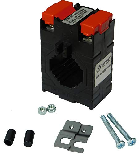 Tense ATM-150 Stromwandler 150/5 - Aufsteckstromwandler, Stromschienen Stromwandler inkl. Zubehör - Zur indirekten Messung von Strom bis maximal 150A