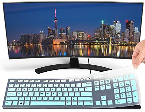 KeyCover Tastaturschutz für Dell KM636 KB216 Tastatur, ultradünn Gradual Mint