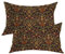 BaoNews Persia Vintage Persian Throw Pillow Covers,European Dark Purple Floral Cushion Cover Digital Blended Hidden Zipperl Decorative Pillowcases for Hair Skin Lumbar 12X20 in 2 Pcs