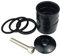 PLATT Fahrrad Ahead Vorbau Spacer 1/8 Aluminium MTB Rennrad Distanzscheiben Headset Spacer mit Ahead-Kappe 2/3/5 /10mm(8 Stücke)