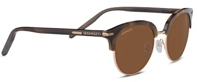 Serengeti Unisex Lela Sonnenbrille, Glänzendes Braun, 50/20/139
