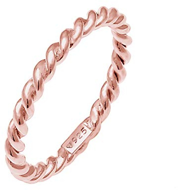 Nenalina Ring Silber 925 Damen Silberring 2 mm Damenring
