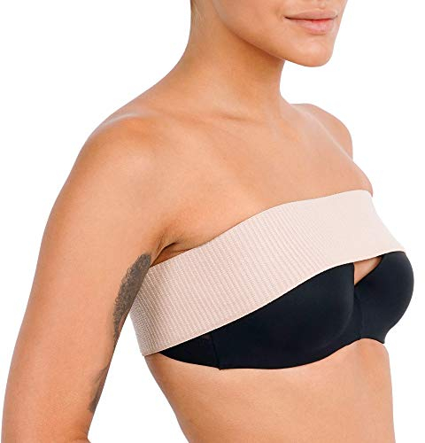Brust-Implantat-Stabilisatorband, postoperative Brustvergrößerung und -reduktionsgurt, Brustgurt, Bruststützbandage, Einheitsgröße, Beige
