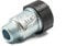 Gebo Raccord de serrage 1/2 QA AG - Raccord vissé en fonte malléable pour tubes en acier et tuyaux en polyéthylène - Installation rapide et facile sans soudure