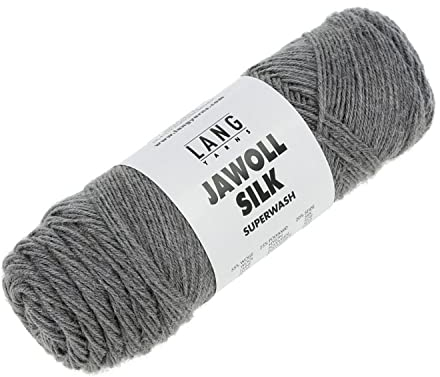 50 g Lang Yarns Jawoll Silk Fb. 103 grau