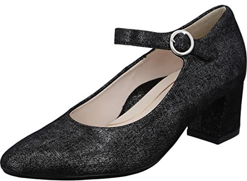 ARA Damen London Pumps, Schwarz, 39 EU Schmal