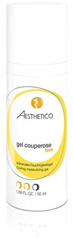 AESTHETICO gel couperose - R?tungen minimierendes und beruhigendes Pflegegel, f?r Couperose und Rosacea, st?rkt die Gef??e, mit pflanzlichem Wirkkomplex (5 x 50 ml)