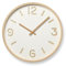 Lemnos Wanduhr Thomson Paper/Wanduhr Holz aus Japan/Designer Wanduhr ohne Tickgeräusche/Wanduhr modern mit schleichender Sekunde/Küchenuhr, Uhr Wohnzimmer/Clock