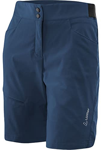 Löffler Damen Comfort Stretch Light MTB Hose kurz Radhose Bike Shorts