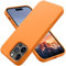 OTOFLY Compatible with iphone 14 Pro Case, Silicone Shockproof Slim Thin Phone Case for iPhone 14 Pro 6.1 inch (Orange)