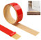 100cm×5cm Übergangsleiste Selbstklebend，Vinylboden Bodenbelag Türleiste Selbstklebend，Türschwellen Leiste，Flacher Laminatprofil-Bodenbelag-Randstreifen(Eichenkorn)