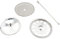 ZCZQC 1 Set Edelstahl Tee Kolben French Press Teile 800L Edelstahl 963.9 g French Press Filter Ersatzteile Teekanne Filter Kaffee Tee Blatt Mesh