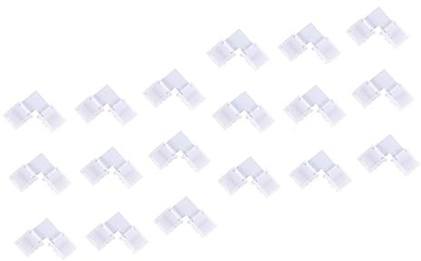 OSALADI 2 Sätze Einzigartiger 90-grad-eck-streifen-lichter- Einfach Anzuschließen Erweitern Sie Rgb- -streifen 15 Stück * 2