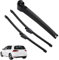 ZIGefofo Scheibenwischer Set für Vw Golf 5 | 2 Stück Auto Heckscheibenwischer und 1 Stück Heckscheibenwischerarm Ersatz Schwarz Kompatibel für 2002-2009 VW Polo MK4, 2003-2009 VW Golf MK5