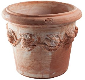 Teramico Planters, Flower Pots, Planters Made of Italian Terracotta, Great Variations, Absolutely Frost-proof (Limoni, 36 cm)