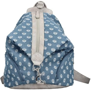 Rieker Damen H1055 Rucksackhandtasche, Blau