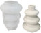 Circles Vase Silicone Mold Elegant Home Decoration Crafting Mould High Temperature Resistant Epoxy Resin Ornament Mold,Tray Molds for Epoxy Resin