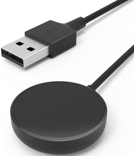 pluX Charger for Samsung Galaxy Watch 7/Ultra/6/6 Classic/5/5 Pro/4/4 Classic/3/Active 2/Active 1 Galaxy Watch Charger 3.3Ft USB Magnetic Wireless Charging Cable Cord for Samsung Galaxy Watch