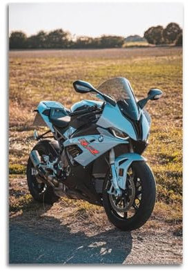 YTNSA Sport-Motorrad-Poster S1000RR, Fahrrad-Renn-Poster, dekoratives Gemälde, Leinwand, Wandposter und Kunstdruck, moderne Familienschlafzimmer-Dekoration, Poster, 30 x 45 cm