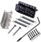 DIAO79NI Ponte tremolo vintage a 6 viti da 52,5 mm per chitarre elettriche Fender Squier Strat Stratocaster (nero)