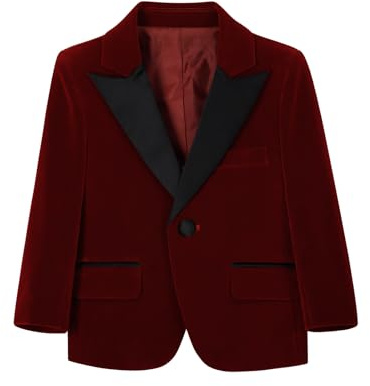 mintgreen Boys Suit Blazer, Kids Wedding Slim Fit Velvet Suit, 7-14 Years | Kids Wedding Velvet Suit Tuxedo Blazer