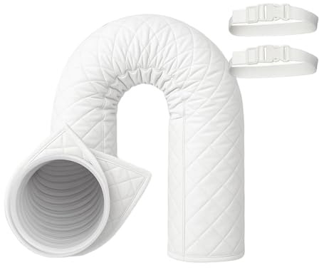Renchey Funda para Manguera de Aire Acondicionado Portátil,Funda Protectora Aislante Para Manguera De Aire Acondicionado - Accesorios Versátiles De Cubierta Para Conductos De Ventilación Para Hogar