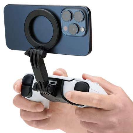KIWIFOTOS PS5 Controller Phone Mount Clip, Magnetic Mobile Gaming Clip