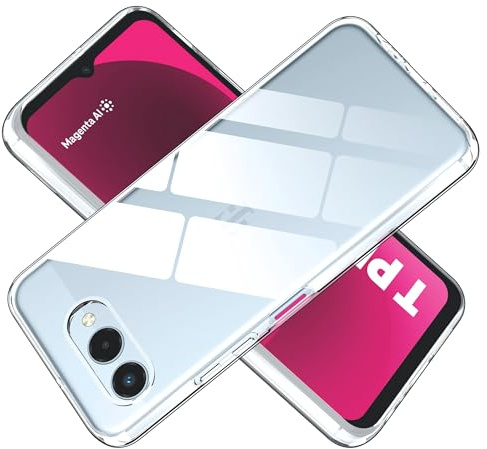 Fitudoos Handyhülle für Telekom T Phone 3, Weiche Schutzhülle Flüssigsilikonhülle, Hochwertige Silikon Premium TPU Handyhülle -Transparent.
