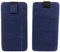 handy-point 6,4 Zoll Übergröße Filztasche, Handytasche, Tasche für Smartphones , handgemacht ,Blau dunkel