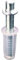 PRIME-LINE MP6700 Lot de 2 pivots supérieurs de porte à deux volets, à ressort, nylon, argent, 81,3 x 0,9 cm