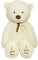 TEDBI Teddybär 200cm | Farbe Creme | Groß Teddy Bear Plüschbär Stofftier Kuscheltier Plüschtier XXL Teddi Bär mit Stickerei I Love You Ich Liebe Dich